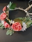Womens Paper Flower Renaissance  Wedding  Headpiece Mexican Fiesta Crown