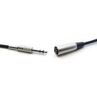 10 Pack Of 15ft Xlr 3p Male To 1 4  Trs  balanced Audio  Microphone Cable