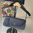 Navy Blue Monogram Handbag