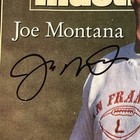 Joe Montana Autographed Sports Illustrated Magazine Cover