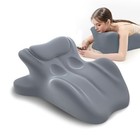 Ergonomic Memory Foam Wedge Pillow  27   Angled Support For Neck And Waist 
