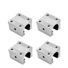 4pcs Sbr16uu Linear Ball Bearing Support Unit linear Slide Pillow Blocks For Cnc