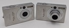 Lot Of 2 Canon Powershot Digital Elph Sd1000 7 1mp Digital Camera - Parts repair