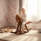 Vintage Woods Of America 1983 Rocking Horse     Kids Rocker  Nursery Decor  Prop