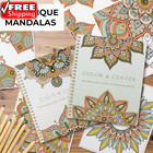 Beautiful Adult Coloring Book Set Of 2 For Relaxation - Mandala Coloring Books W