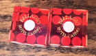 One Pair Dice - Bellagio Casino - Match Numbers - Las Vegas Nv - Red - Old Logo