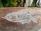 Old Vintage Hand Carved Tribal Art Wood Tami Island Papua New Guinea Feast Bowl