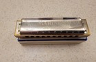 Vintage M  Hohner Marine Band Harmonica No  1896 - Key Of C Original Box