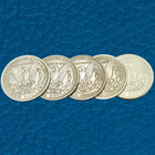 5 Morgan Dollars Mixed Date Mixed Mint Circulated Xf Condition Free Shipping