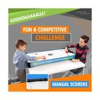 Sport Squad Hx40 40 Inch Table Top Air Hockey Table For Kids And Adults - Ele   