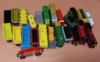 Thomas Brio Compatible Wooden Railway Train Track Engine Cargo Cars Lot 26