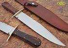 Custom Handmade D2 Steel 15 Inches Bowie Knife   Full Tang Knife   Outdoor Knife