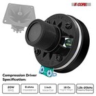 5 Core Compression Driver Pair 200whorn Speaker 1 Inch Aluminum Tweeter  8 Ohm