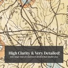 Old Map Of Oconee County  Sc 1880 - Vintage South Carolina A