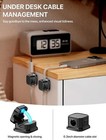 8 Pack Magnetic Cord Organizer  Holder For 8pack  Black