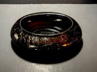 Mcm  Vintage Planter  Black And Gold Pautinka spireweb Design