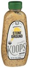 Koops  Organic Stone Ground Mustard  12 Oz