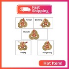 Xhbts 2 Chinese Knot Lucky Coins Feng Shui Coins I-ching Fortune Coin And 5 Chin