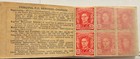 Commonwealth Of Australia 1942-49 B53ba 2  d Kgvi Postage Stamp Booklet Wmk Invrt