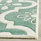Safavieh Chatham Teal   Ivory 2 -3  X 7  Runner - Cht751t-27