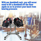 Adjustable Double Dumbbell Rack Stand For Selecttech 552 1090 Dumbbell Holder Us