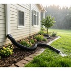 Prestantious 7ft Long Gutter Downspout 7 Feet X 3 1 Inches  1-pack  Black