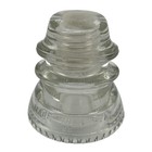 Vintage Hemingray-42 Cd 154 Clear Glass Insulator Made In Usa Drip Points