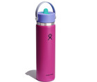 Hydro Flask 24 Oz Insulated Water Bottle Wide Mouth Flex Straw Holiday Punch