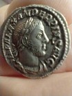 231-235ad   Roman Empire   Severus Alexander   Mars With Shield  Silver Denarius