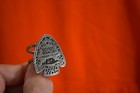 Boy Scout Philmont Nm Arrowhead Neckerchief Slide Sterling Silver Signed Wl Rare