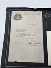 Elsie Ferguson Signed Letter   The Brown Palace Hotel   1923 