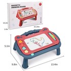 Hcfjeh Magnetic Drawing Board For Toddlers 3 Color Erasable Doodle Writing Pad