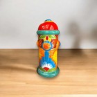 Talavera Fire Hydrant Statue   Hand-painted Mexican Decor