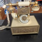 Vintage Deco-tel Rotary Dial Telephone French Provincial Victorian Style Orrnate