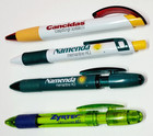 Pharmacy Drug Rep Pens Promo Advertising Plastic Lot Of 4 Pens Work