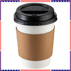 100 Pack 12 Oz Leak-proof Coffee Cups With Lids And Sleeves Disposable Paper To