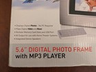 Coby Dp-557 5 6  Digital Picture Photo Frame With Mp3 Player New Unopened