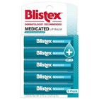 Blistex Moisturizing Medicated Lip Balm  0 15 Ounce  Spf 15  5 Pack