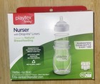 Playtex Baby Nurser With Drop-ins Om  3 Bottles 4oz 15 Pre-sterilized Liners New