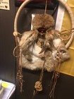 Indian Dream Catcher Ceramic Wood Frame Feathers