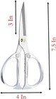 Alloy Craft Scissors  2 Pcs 7 5 Inch X 4 Inch Stainless Steel Blades Shears For