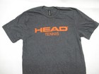 Head  head Tennis  T-shirt Soft Poly Cotton Blend  heather Gray  Promo Item