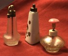 3 Antique vintage Perfume Scent Bottles
