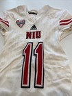 Game Worn Used Jersey Northern Illinois Huskies Niu Football Adidas Xl  11