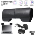 Portable Clip-on Computer Speakers Stereo Usb Power Sound Bar Desktop Laptop Pc