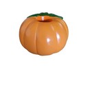 Vintage Lefton China Pumpkin Taper Candle Holder