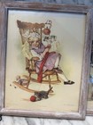 Vtg 1981 Decor Prints Kc Baking Powder Child Art Set Of 3 Framed 10x13   