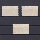 Hong Kong 1937  Sg  137-139  Coronation  King George Vi  Mh