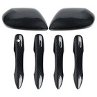 Sportuli Carbon Fiber Side Door Mirror Cover And Handle Caps Replace For 2018