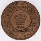 1864 Nova Scotia 1 Cent - Vf - Cleaned Lot 18566